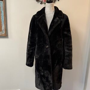 Express Black Teddy Jacket XS